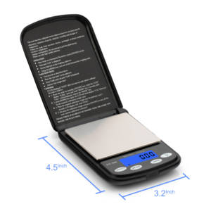 Báscula Digital Portátil ACE con Pantalla LCD Retroiluminada, Funciona con Batería, Báscula para Teléfono Móvil DS 500, Precisión de 10 mg, Capacidad de 500 g - Product Image 3