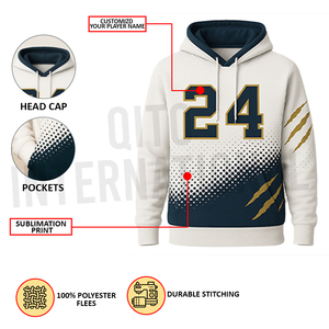 Conjunto de camiseta de fútbol americano, uniforme de equipo personalizado 7on7 con pantalones cortos, guantes y mochila, chándal Atlético transpirable para hombre - Product Image 5