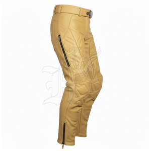 Premium Quality Durable Breathable Leather Motorbike Pants Men Safety Design Comfortable Fit <b>Strong</b> <b>Fabric</b> Plus Size Full Sleeve - Product Image 5