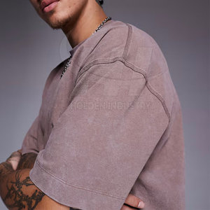 T-shirts pour hommes les plus vendus, respirants, faible MOQ, sur mesure, couleur personnalisée, t-shirt surdimensionné - Product Image 4