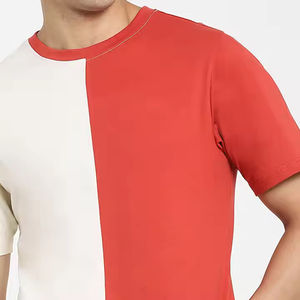 T-shirts pour hommes Nouveaux t-shirts respirants à la mode pour hommes 100% coton T-shirt décontracté à col rond à manches courtes en vente - Product Image 4