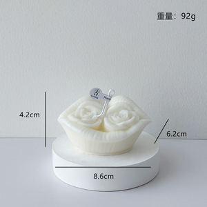 เทียนหอมรูปทรงริมฝีปากเทียนหอมทำด้วยมือเทียนถั่วเหลืองสำหรับตกแต่งบ้านและงานแต่งงาน - Product Image 2