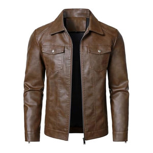 Chaqueta de Invierno de Cuero para Hombre JOIA KNIVES JK-MLJ-03, Precio Económico al por Mayor, Impermeable, Ecológica, Transpirable, Resistente al Viento, 100% - Product Image 1