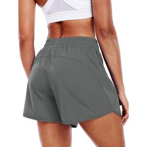 Shorts Deportivos Bermuda para Mujer, Transpirables, 100% Algodón, Secado Rápido, Cintura Elástica para Yoga y Correr con Bolsillo Lateral - Product Image 4