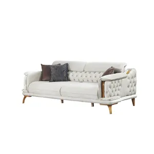 Paling Populer Modern Sofa Sectional Sofa Elegan Ruang Tamu Desain Furnitur Rumah Set Sofa Nyaman Ruang Tamu