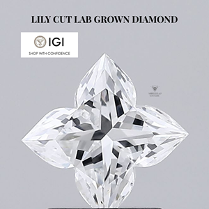 Diamant de laboratoire Lily Cut, certifié IGI, 1 à 3 carats, forme fantaisie unique, CVD HPHT, fabricant et fournisseur en gros - Product Image 2