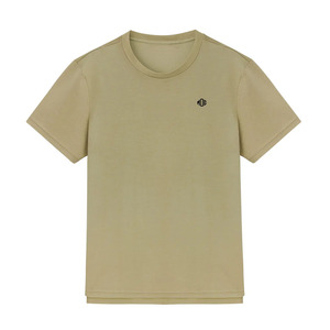 T-shirt Athlétique à Col Rond Olive pour Hommes, Ourlet à Fente Latérale, Tissu Extensible, Vêtements de Sport, Vente en Gros, Fabrication OEM, Marque Privée - Product Image 5