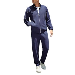 ชุดวอร์ม2ชิ้นสำหรับฤดูหนาวของผู้ชายชุดวอร์มทางการสีม่วงสีม่วงพิมพ์ลายสีทึบระบายอากาศได้ผ้าฟลีซบาสเก็ตบอล - Product Image 3