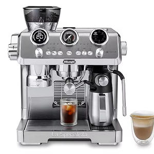 Machine à expresso automatique La Specialista Maestro avec mousseur à lait LatteCrema en acier inoxydable, livraison à domicile, alimentation électrique - Product Image 1
