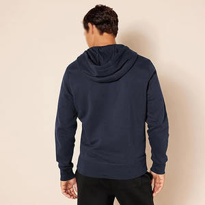 Sudadera con capucha y cremallera azul marino para hombre |   Sudadera Casual con Cierre Completo |   Sudaderas con Capucha Personalizadas, Cómodas y Elegantes, Estilo Urbano - Product Image 2