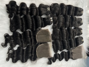 100% cheveux bruts vietnamiens couleur naturelle vague lâche vague de corps en gros cheveux vierges - Product Image 5