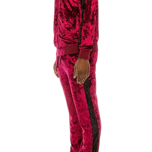 Best Manufacturing <b>Velvet</b> Tracksuit Sweat Suit <b>Velvet</b> <b>Men's</b> Jogging Track Suit 2 Pieces Set Zip up Unique Sweatshirts <b>Jacket</b> - Product Image 5