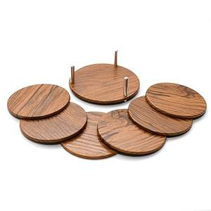 Handmade decorative <b>wooden</b> <b>coaster</b> featuring detailed craftsmanship perfect for gifting and home decoration accessory - Product Image 1