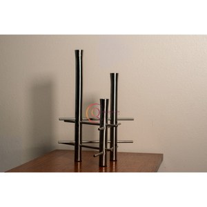 เชิงเทียนโลหะแบบโมเดิร์นชิ้นกลางสำหรับตกแต่งปาร์ตี้งานแต่งงานที่ไม่เหมือนใครอุปกรณ์สำหรับวางบนโต๊ะ - Product Image 5