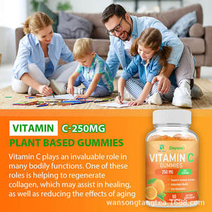 Gomitas de Vitamina C con Sabor a Naranja, Apoya el Sistema Inmunológico y la Absorción de Hierro, 1-2 por Día - Product Image 4
