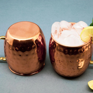 Tasse en cuivre écologique de qualité supérieure haute qualité personnalisée double aspirateur classique va au lave-vaisselle exportateur indien Saniya - Product Image 5