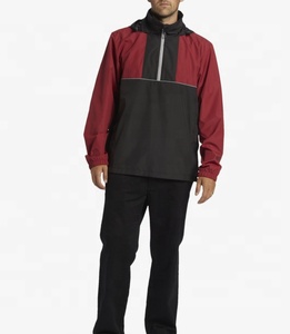 OEM Custom Nylon Vintage Retro Anorak Stand Collar Zipper Waterproof Color Blocking Windbreaker <b>Jacket</b> for <b>Men</b> for <b>Summer</b> - Product Image 5