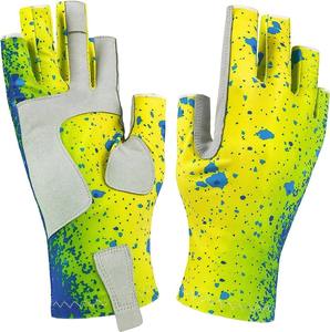 Guantes para deportes al aire libre resistentes a los arañazos, venta al por mayor, guantes de pesca de Pakistán a la venta, guantes de pesca sublimados personalizados - Product Image 4