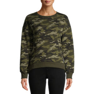 Sweat-shirt brodé personnalisé pour femmes pull décontracté en coton col rond fabricant vente en gros pas cher - Product Image 1