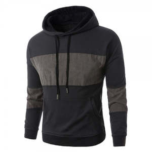 Sweatshirts à capuche pour hommes en gros, 100% coton, molleton lourd personnalisé, uni, hiver, anti-boulochage - Product Image 6