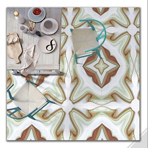 Carreaux de sol en céramique vitrifiée modernes 600x600 mm, carreaux extérieurs brillants de qualité supérieure pour supermarchés et salles de bain, garantie 5 ans - Product Image 3