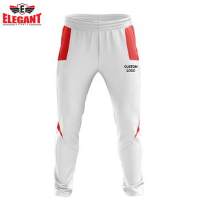 Adult Cricket Sports Training Wear Produit de la plus haute qualité en couleur rouge blanc Uniformes de cricket de style dernier cri - Product Image 3