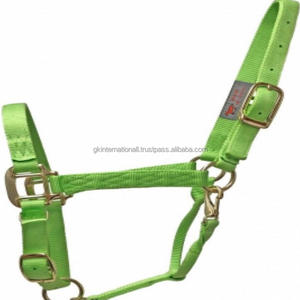 Correas de nailon 100% con doble costura, accesorio de acero inoxidable Chapado en latón, con cuello halter, en muchos colores, precio al por mayor - Product Image 5