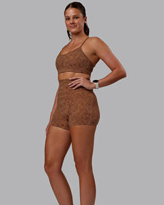 High Quailyt Sublimation Shorts et soutien-gorge Ensembles pour femmes Séchage rapide Respirant Workout Gym 2 Pièces Ensemble Plage d'été Plage Ensemble pour femmes - Product Image 2