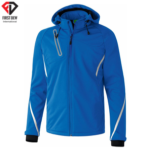 Veste Softshell en Nylon 100% Polyester, col montant, entièrement zippé, manches gauche, Style Zip, tissu de haute qualité, personnalisé - Product Image 5