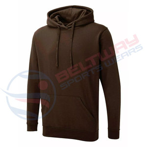 Sweat à capuche unisexe 100% coton haute qualité à manches longues vente en gros 2024 pull léger Wight sweats à capuche confortables pour hommes femmes - Product Image 5