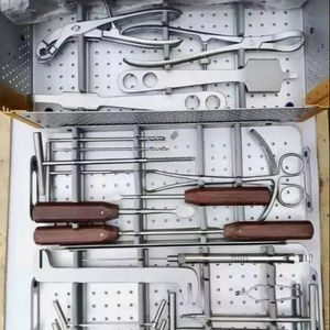 Orthopedic Stainless Steel Instrument Set Large Fragment Locking <b>Plate</b> Manual <b>Power</b> Source Surgical Tools Basis Orthopedic - Product Image 1