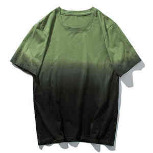 Camiseta lavada con ácido vintage personalizable para hombre 100% algodón pesado manga corta diseño liso de gran tamaño - Product Image 3