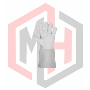 Gants de soudage en cuir gris, antistatiques, pour la lutte contre l'incendie, flexibles, respirants, résistants aux déchirures, résistants à l'usure, isolants thermiques - Product Image 2