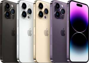 ใช้สำหรับโทรศัพท์14โปรสูงสุด128GB เพอร์เพลอร์สีดำทองสีแดง5G ปลดล็อกพร้อมการรับประกัน (CDMA & LTE) - Product Image 3