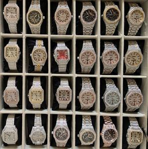 Moissanite Diamond Iced Out artiers <b>Watch</b> Moissanite Rainbow Dial VVS Gift for Men Women Customized 41mm Quartz <b>Watch</b> - Product Image 6