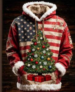 Christmas Apparel Men's Hooded Sweatshirt Long Sleeve Soft Factory Custom logo Solid Knitted Hoodie Pullover Hoodie - Product Image 2