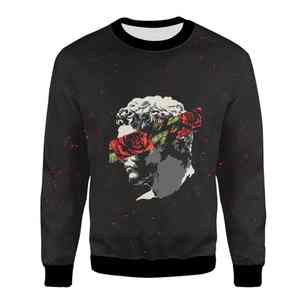 Sweat-shirt de sublimation pour hommes de grande valeur sweat à capuche robuste prix de gros sweat-shirt en polyester à col rond en polaire pour hommes - Product Image 5