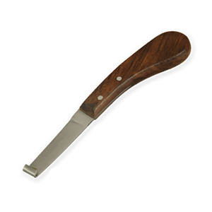 Almohadilla de espuma para SILLÍN, instrumento veterinario para el cuidado de los caballos, mango de madera, cuchillo para pezuña para recortar, herramienta de corte de caballo, peine de Curry para caballos, productos para caballos - Product Image 2