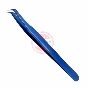 Pince à épiler en acier inoxydable pour extensions de cils - Product Image 2