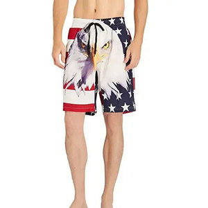 Personalizado puff Impresión logotipo lavado con ácido pantalones cortos de sudor unisex hombres casual Jogger sudor corto 100% algodón streetwear hombres pantalones cortos de lana - Product Image 1