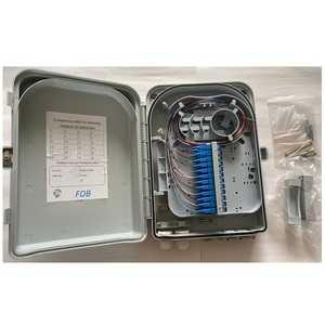 16 Cores Fiber Distribution Box 8 Ports <b>Optical</b> Termination FTTH Network <b>Wall</b>-<b>Mounted</b> Terminal SC FC Telecommunications Product - Product Image 5
