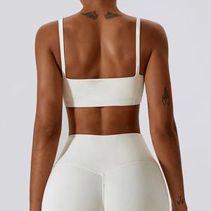 Conjunto de sujetador para mujer Sujetador deportivo de fitness atlético para mujer de alto apoyo Yog de alta calidad con característica transpirable Estilo simple - Product Image 2