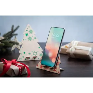 Vallvik Personalized Christmas <b>Tree</b> Cell Phone Holder Unique Christmas Gadgets - Product Image 4