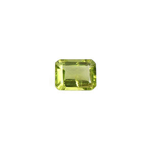 Natural 8x6mm Octagon Cut <b>Peridot</b> 1.91 Cts Loose Oval Gemstone for Jewelry Making - Product Image 1