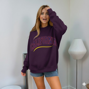 Women's Heavyweight Fleece <b>Mock</b> Neck Long Sleeve Winter Sweatshirt-100% Cotton Custom Logo & Color - Product Image 5