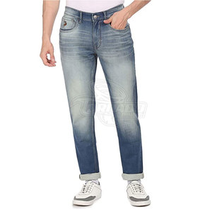 Pantalones Vaqueros de Hombre, Diseño Moderno, Servicio OEM, Corte Recto, Estilo Urbano, Sólidos, Transpirables, Ligeros, 100% Algodón - Product Image 4