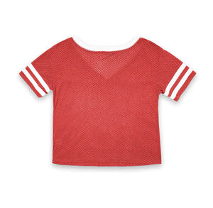 Débardeurs décontractés sexy sans manches pour femmes, haut court en maille unie, maillot de sport en maille, haut à manches courtes à col rond - Product Image 5