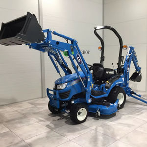 El Mejor Tractor Cortacésped Multifuncional LS 4WD con Cargador Frontal y Accesorio de Retroexcavadora, Tractor Cortacésped Todo en Uno con Cargador - Product Image 1