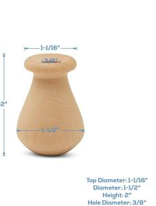 Petit Vase à Bourgeons en Bois Lot de 5 Vases Décoratifs à Vase Unique pour la Décoration Intérieure Mini Ornement Inachevé - Product Image 4