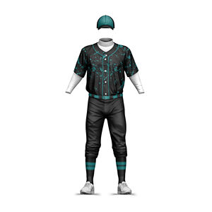 Tenues de baseball et de softball grande taille 2026 avec nom et numéro de joueur personnalisés, vêtements de sport respirants et antibactériens, service OEM - Product Image 3